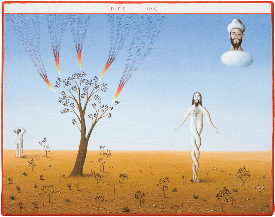 [Alexandro Júlio de Oliveira Cerveny] São Paulo – SP, 1963<br><i> Dies Irae II </i><br> óleo sobre tela<br> 24 × 30 cm, 2008<br> Cortesia Galeria Casa <br>Triângulo, São Paulo - SP