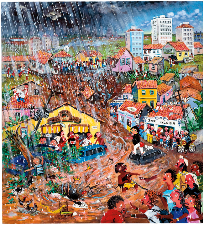 [Iwao Nakajima] Gumma – Japão, 1934<br><i>Oh, Meu Deus!</i><br>Mista<br> 80 × 74 cm