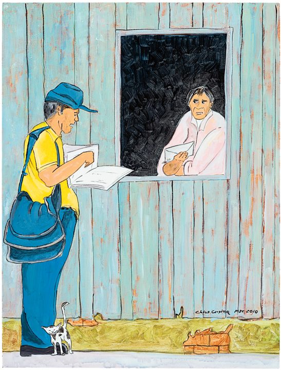 [Francisco Luiz de Campos] Campinas – SP, 1955<br><i>Tem Mais Conta!</i><br> Acrílica sobre duratex<br> 80 × 61 cm